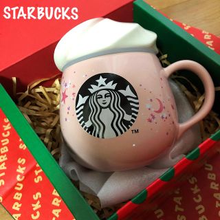 スターバックスコーヒー(Starbucks Coffee)のスタバ　ホリデー2019 マグホイップ　STARBACKS クリスマス(グラス/カップ)