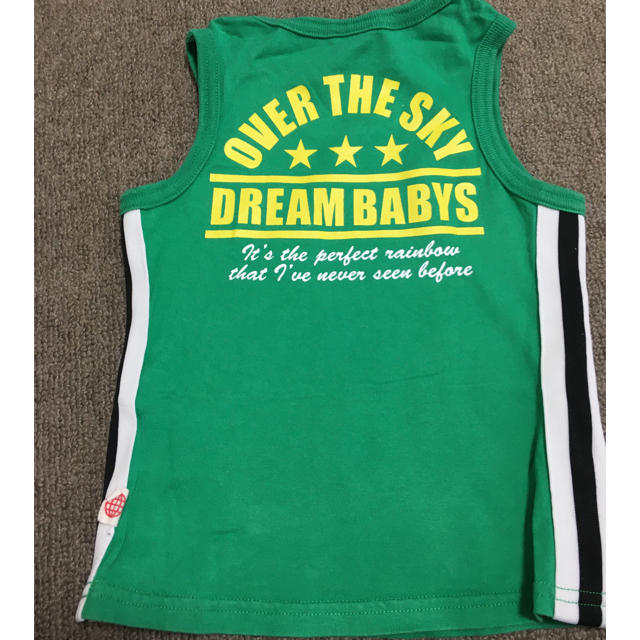 DREAMBABYS(ドリームベイビーズ)のDREAM BABYS タンクトップ　90 キッズ/ベビー/マタニティのキッズ服男の子用(90cm~)(Tシャツ/カットソー)の商品写真