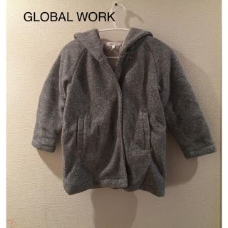 グローバルワーク(GLOBAL WORK)のGLOBAL WORK ★ アウター 中綿コート 110 120 キッズ グレー(コート)