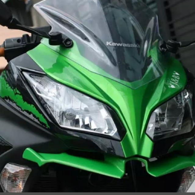 ninja250 フロントエアロ 牙