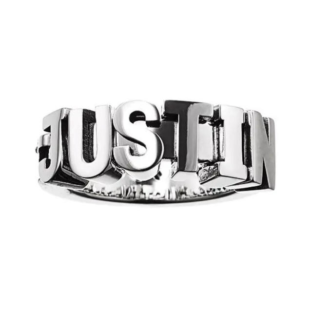 Justin Davis(ジャスティンデイビス)のCALL ME リング いぶし (約13号) SRJ756 レディースのアクセサリー(リング(指輪))の商品写真