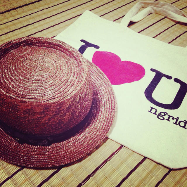 Ungrid(アングリッド)の完売‼リボンカンカンHAT レディースの帽子(ハット)の商品写真