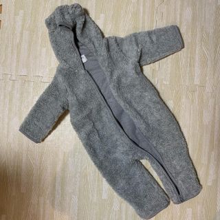 ベビーギャップ(babyGAP)のGAP ボア カバーオール グレー 12-18m(カバーオール)