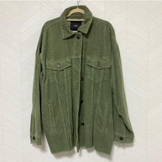 ザラ(ZARA)の【美品】ZARA コーデュロイジャケット(ミリタリージャケット)