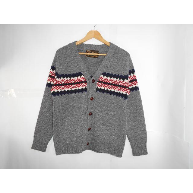 最安販売中 04114○ CALEE SHETLAND WOOL KNIT CARDIGAN - トップス