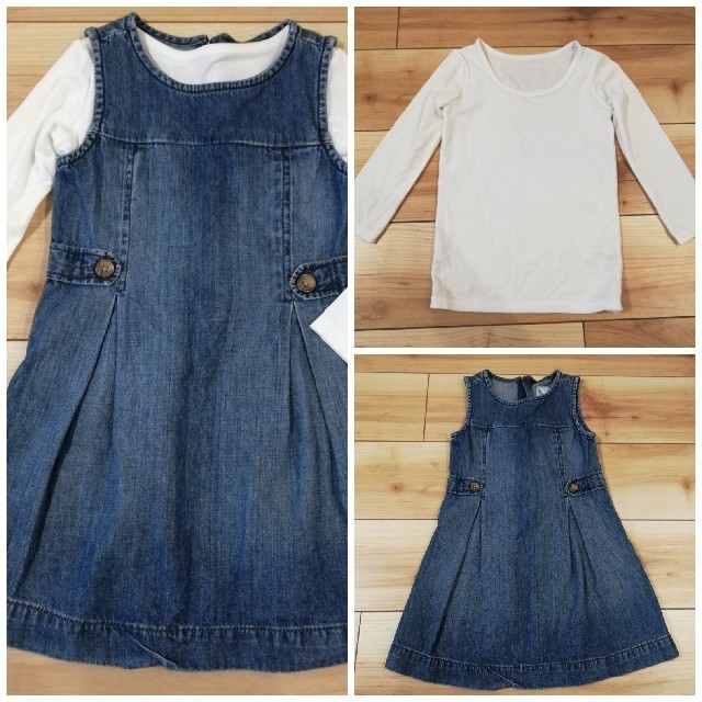 GAP Kids(ギャップキッズ)の女の子コーディネート100センチ キッズ/ベビー/マタニティのキッズ服女の子用(90cm~)(ワンピース)の商品写真