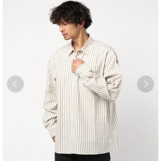 COMOLI(コモリ)のAURALEE Washed Finx Twill Stripe Shirts メンズのトップス(シャツ)の商品写真