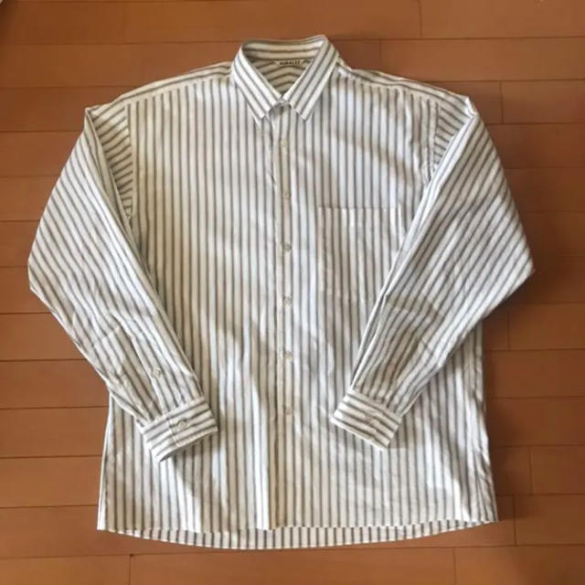 COMOLI(コモリ)のAURALEE Washed Finx Twill Stripe Shirts メンズのトップス(シャツ)の商品写真