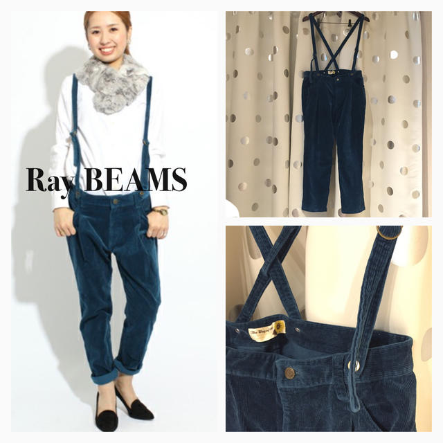 BEAMS(ビームス)のBEAMSサスペンダー付コーデュロイPT レディースのパンツ(カジュアルパンツ)の商品写真