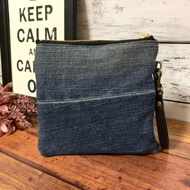 在庫あり/即出荷可】 Handmade☆デニムポーチ original ライター 在庫あり/即出荷可】 Handmade☆デニムポーチ original ライター