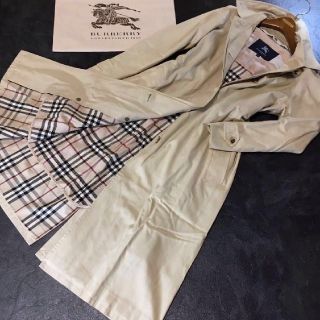 バーバリー(BURBERRY)のバーバリーロンドン ノバチェックライナー付属ステンカラーコート ベージュ(ロングコート)