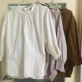 ユニクロ(UNIQLO)のUNIQLO ブラウス 3点セット 色違い ユニクロ(シャツ/ブラウス(長袖/七分))