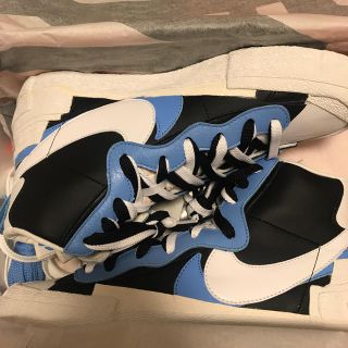 ナイキ(NIKE)の新品未使用 NIKE BLAZER MID/SACAI 28.0(スニーカー)