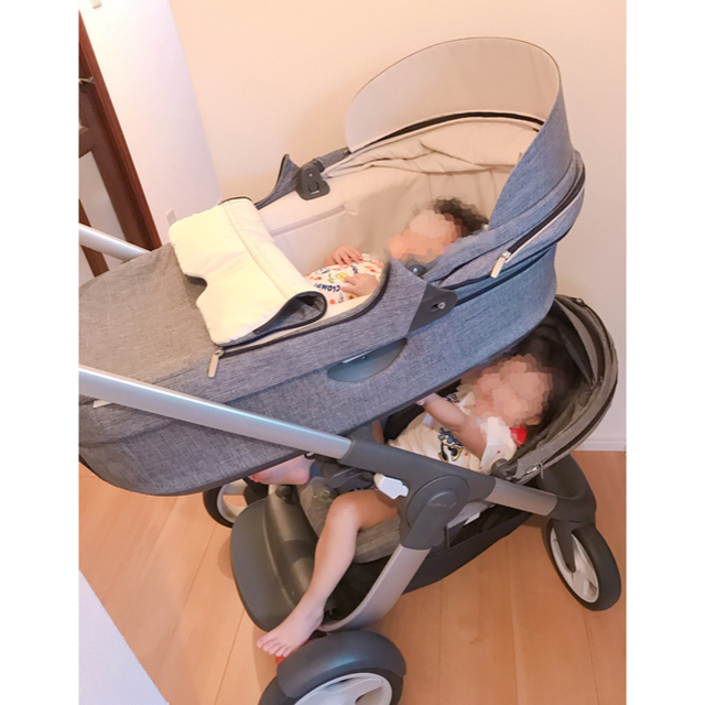 Stokke(ストッケ)の美品 ストッケ クルージ 2人乗り ベビーカー キッズ/ベビー/マタニティの外出/移動用品(ベビーカー/バギー)の商品写真