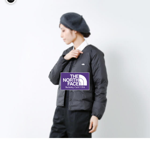 THE NORTH FACE(ザノースフェイス)の12/2発送できます！パープルレーベル　ダウンカーディガン レディースのジャケット/アウター(ダウンジャケット)の商品写真