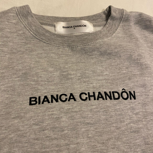 Bianca Chandon ビアンカシャンドン　ロゴ刺繍スウェット　M 1