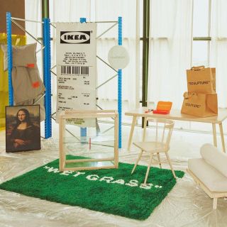 Virgil Abloh IKEA ラグ マルケラッド off white