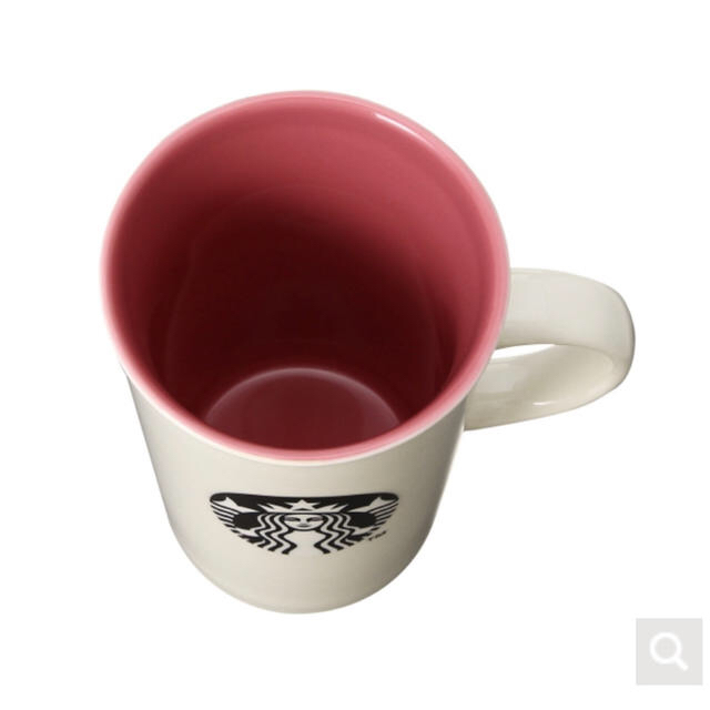 Starbucks Coffee(スターバックスコーヒー)の11/22新商品　スターバックス　クリスタルリボンが付いたマグカップ インテリア/住まい/日用品のキッチン/食器(グラス/カップ)の商品写真