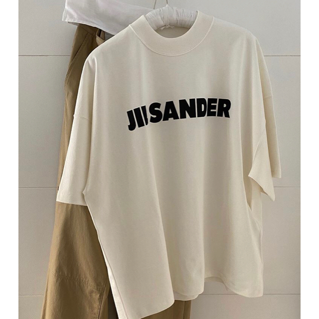 新品 JIL SANDER ジル・サンダー ホワイト ロゴTシャツ M size