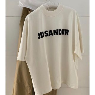 ジルサンダー(Jil Sander)の新品 JIL SANDER ジル・サンダー ホワイト ロゴTシャツ M size(Tシャツ/カットソー(半袖/袖なし))