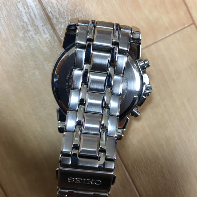 SEIKO(セイコー)のSEIKO セイコー クロノグラフ 美品 ソーラー 腕時計。 メンズの時計(腕時計(アナログ))の商品写真