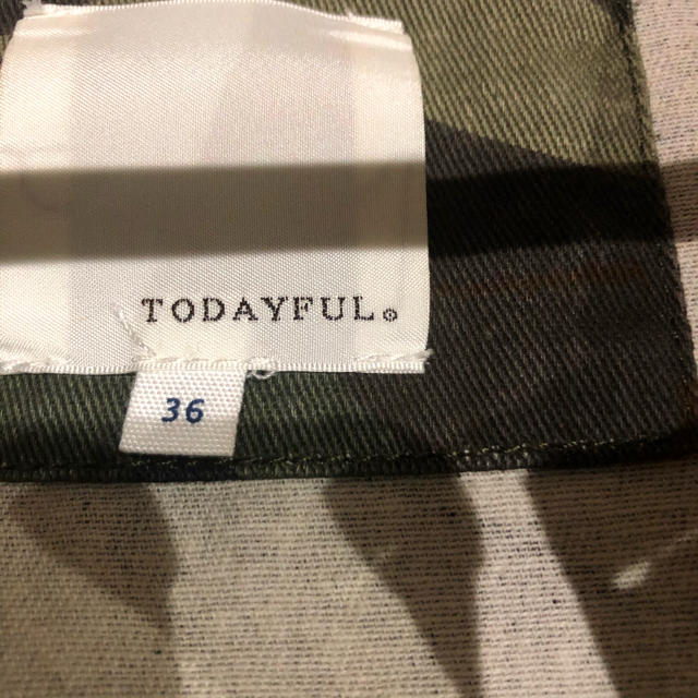 TODAYFUL(トゥデイフル)の★amo様専用★todayful カモフラジャケット レディースのジャケット/アウター(ミリタリージャケット)の商品写真