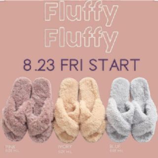 ダブルクローゼット(w closet)の【新品】wcloset☁︎ファーサンダル☁︎(サンダル)