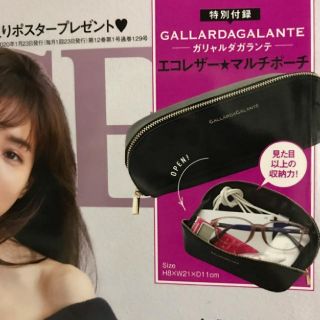 ガリャルダガランテ(GALLARDA GALANTE)のGINGER ジンジャー 1月号 付録
ガリャルダガラン(ポーチ)