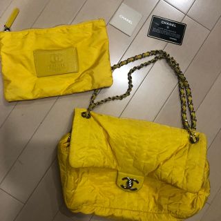 シャネル(CHANEL)のシャネル 蛍光イエローバッグ(ショルダーバッグ)