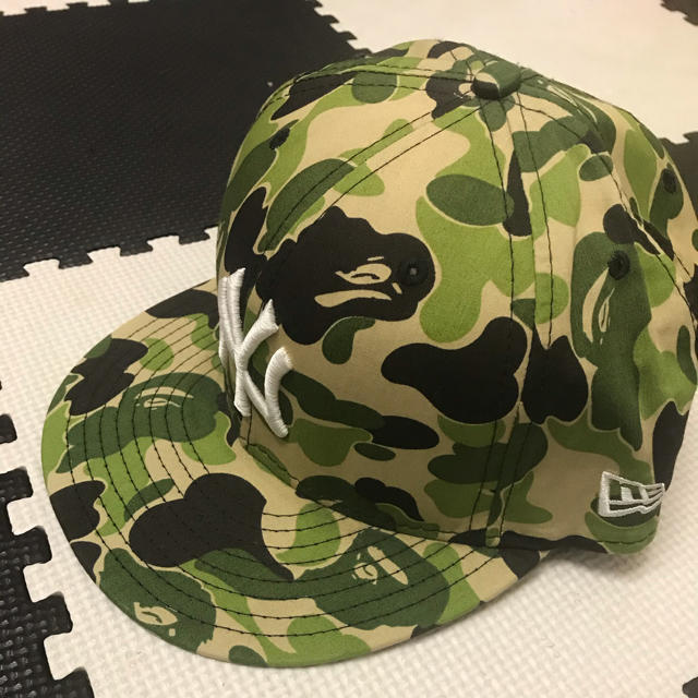 APE NEWERA ABCカモ キャップ　迷彩