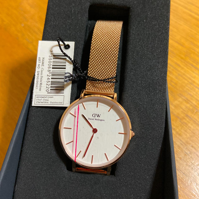 Daniel Wellington - ダニエルウェリントン 時計 正規品 32ミリ 白 Petite Mel roseの通販