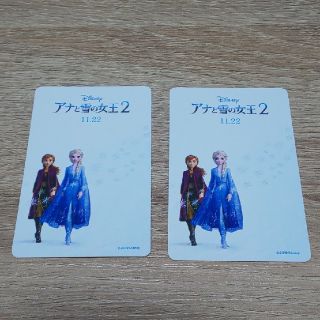 アナトユキノジョオウ(アナと雪の女王)のアナと雪の女王２ ペア ムビチケカード(洋画)