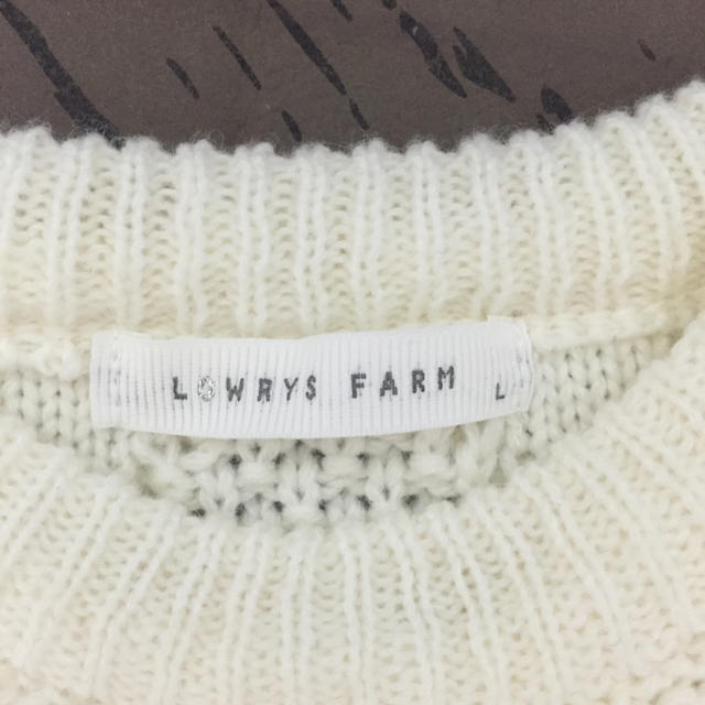 LOWRYS FARM(ローリーズファーム)のフリンジニットセーター レディースのトップス(ニット/セーター)の商品写真