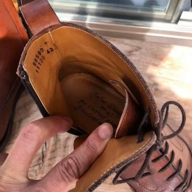 UNITED ARROWS(ユナイテッドアローズ)のジャランスリウァヤ ストレートチップ ブーツ ダイナイトソール アローズ メンズの靴/シューズ(ブーツ)の商品写真