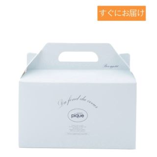 ジェラートピケ(gelato pique)のジェラートピケ梱包ボックスショッパープレゼントラッピング新品ブルー最安値キャリー(ショップ袋)