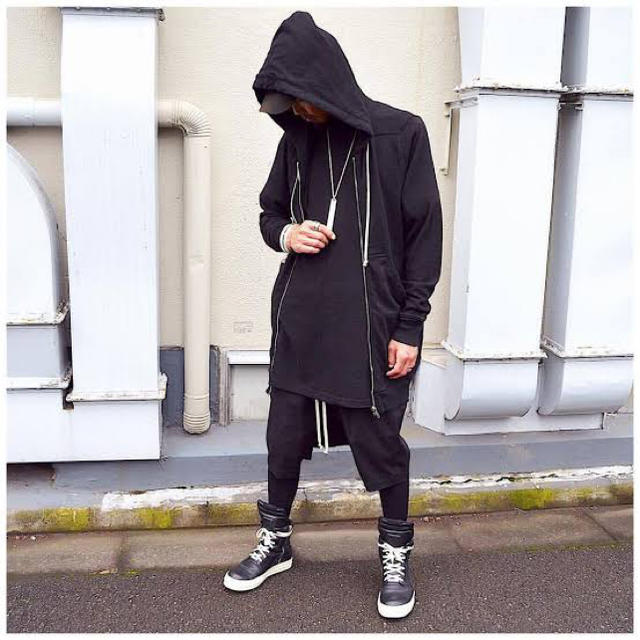 Rick Owens DRKSHDW ロングフーディー パーカー