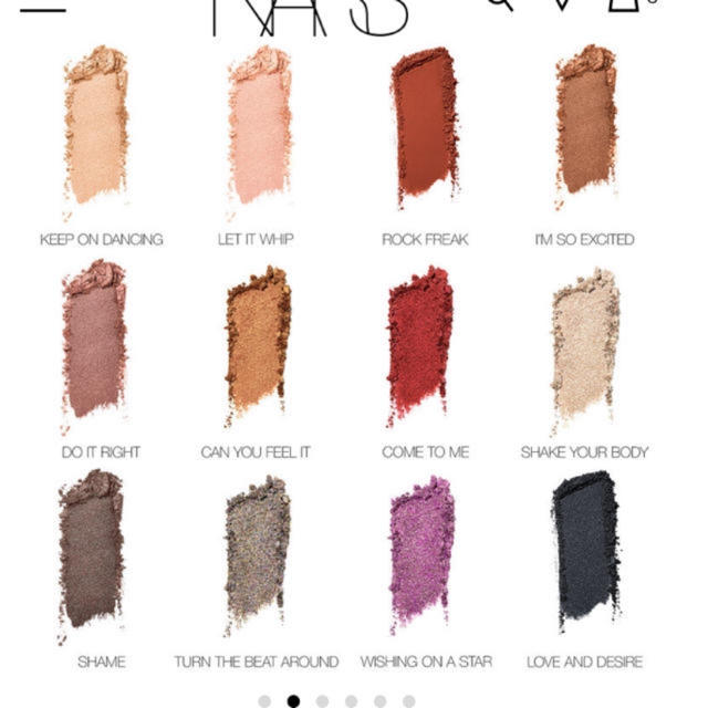 NARS インフェルノアイシャドウパレット 1