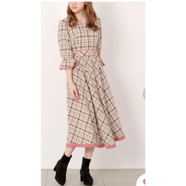 ミッシュマッシュ ミディワンピース マキシ ピンク 今期