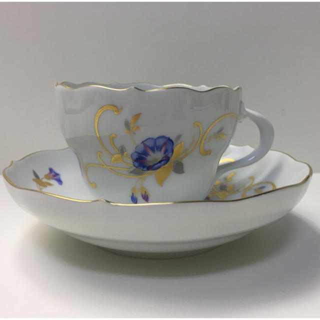 美品 マイセン 花 カップ&ソーサー 1客 美品 マイセン 花 カップ&ソーサー 1客