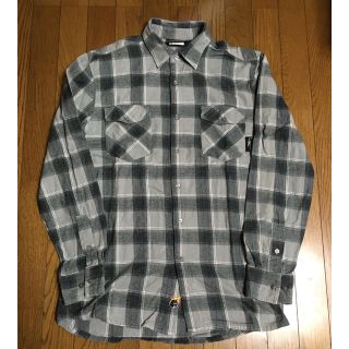 THE HUNDREDS フランネルシャツ　サイズL アメカジ　古着(シャツ)