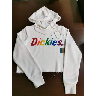 ディッキーズ(Dickies)のDickies クロップド フーディ プルオーバー(トレーナー/スウェット)