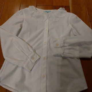 トッカ(TOCCA)のTOCCAキッズ♡白ブラウス　120サイズ(ブラウス)