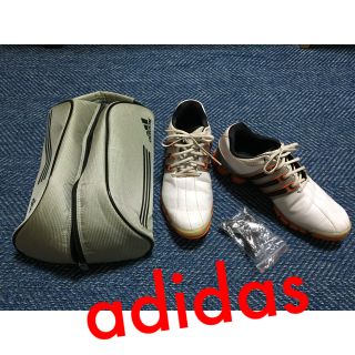 アディダス(adidas)のゴルフシューズ／シューズケース付き／アディダス(シューズ)