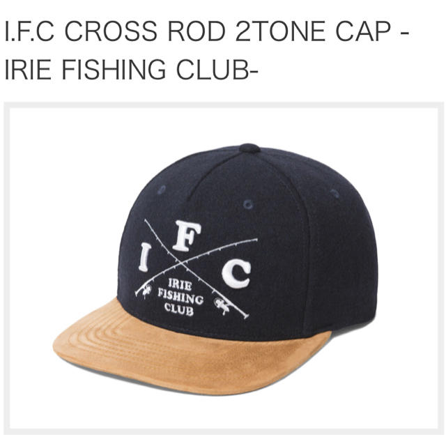 IRIE LIFE - 未使用新品/I.F.C CROSS ROD 2TONE CAP/紺色