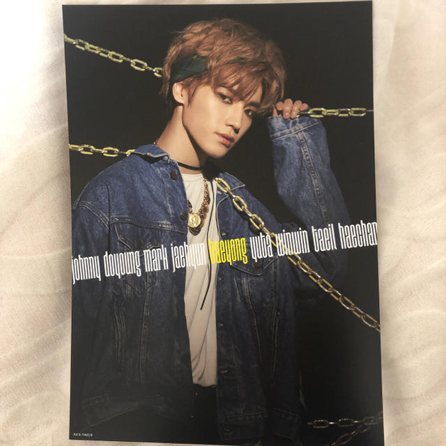 NCT127 chain テヨン　A4ポスター エンタメ/ホビーのCD(K-POP/アジア)の商品写真