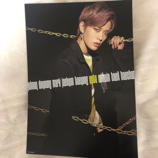 NCT127 chain ユウタ　A4ポスター エンタメ/ホビーのCD(K-POP/アジア)の商品写真