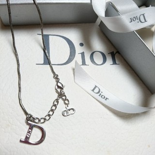 クリスチャンディオール(Christian Dior)の正規【クリスチャンディオール】ネックレス　CDロゴ プレゼント(ネックレス)