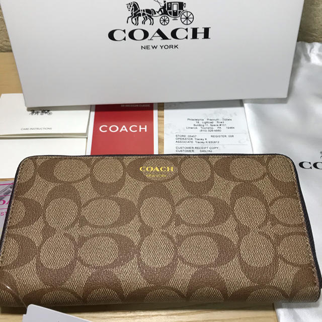 COACH    コーチ　長財布　新品