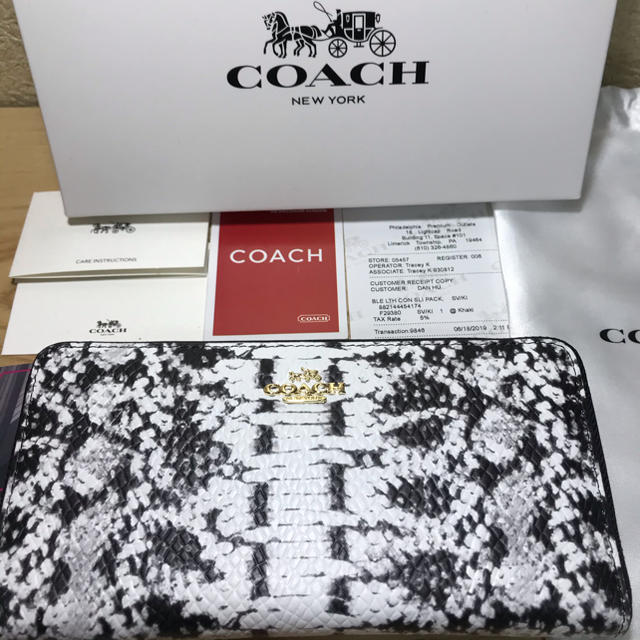 COACH    コーチ　長財布　新品