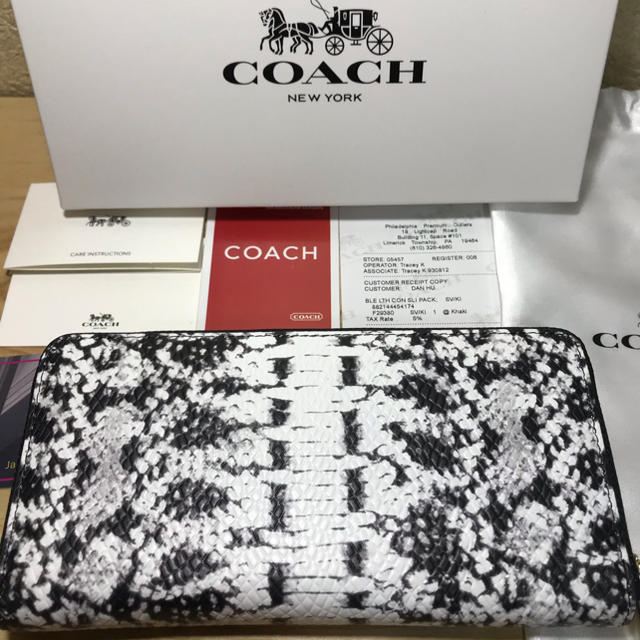 COACH    コーチ　長財布　新品